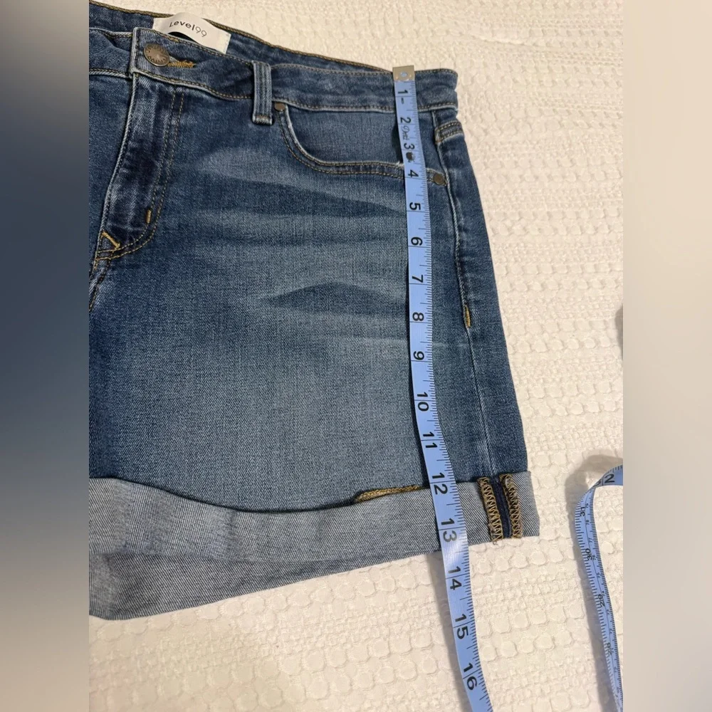 Level 99 Indigo Denim Shorts - Picture 8 of 12